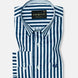Sidex Teal Stripes Premium Cotton Shirt - John Ellies