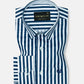 Sidex Teal Stripes Premium Cotton Shirt - John Ellies