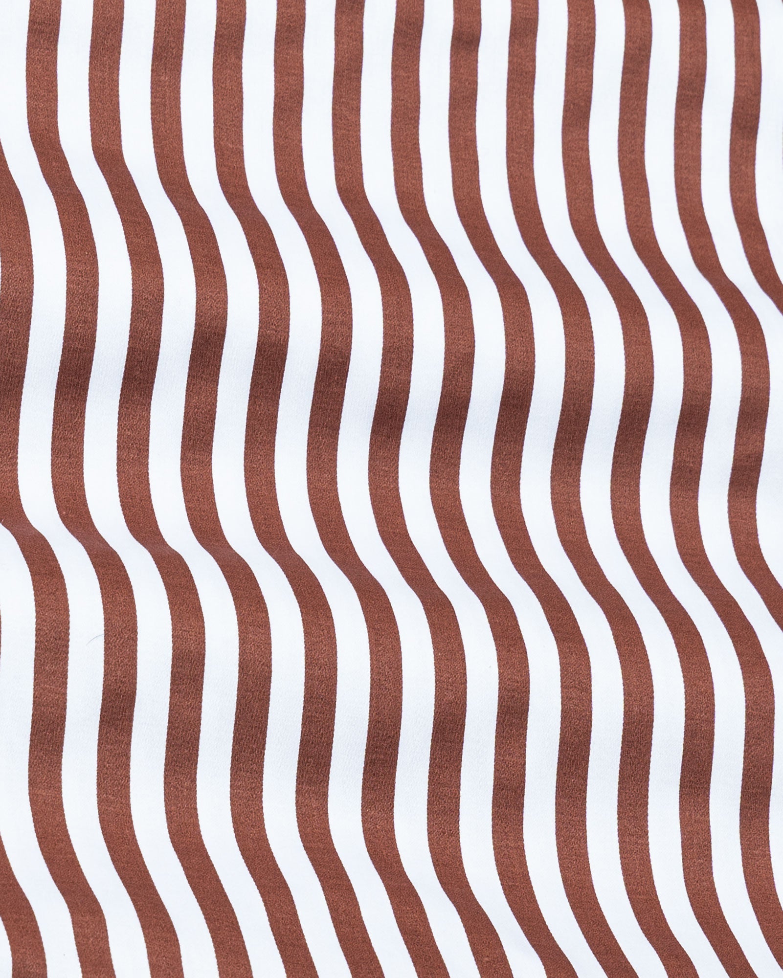 Sidex Brown Stripes Premium Cotton Shirt - John Ellies