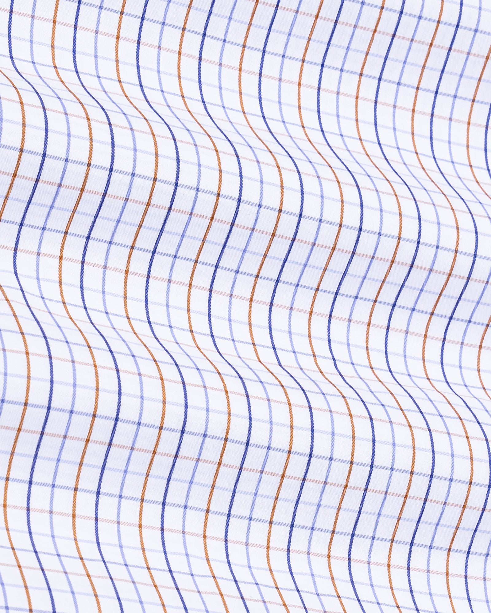 Fester White Check Cotton Shirt - John Ellies