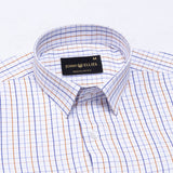Fester White Check Cotton Shirt - John Ellies