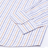 Fester White Check Cotton Shirt - John Ellies