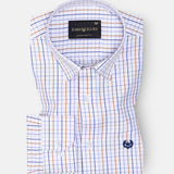 Fester White Check Cotton Shirt