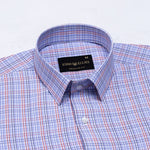 Fester Lavender Check Cotton Shirt - John Ellies