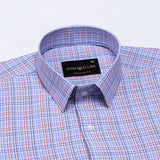 Fester Lavender Check Cotton Shirt - John Ellies