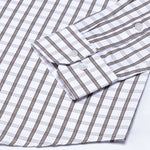 Fester Warm Brown Check Cotton Shirt - John Ellies