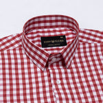 Fester Red Check Cotton Shirt - John Ellies