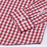 Fester Red Check Cotton Shirt - John Ellies