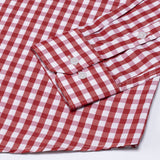Fester Red Check Cotton Shirt - John Ellies