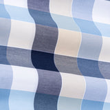 Fester Navy & Sky Check Cotton Shirt - John Ellies