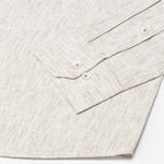 Macbeth Brown Stripe Button Down Linen Shirt - John Ellies