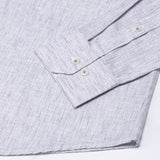 Macbeth Purple Stripe Button Down Linen Shirt - John Ellies