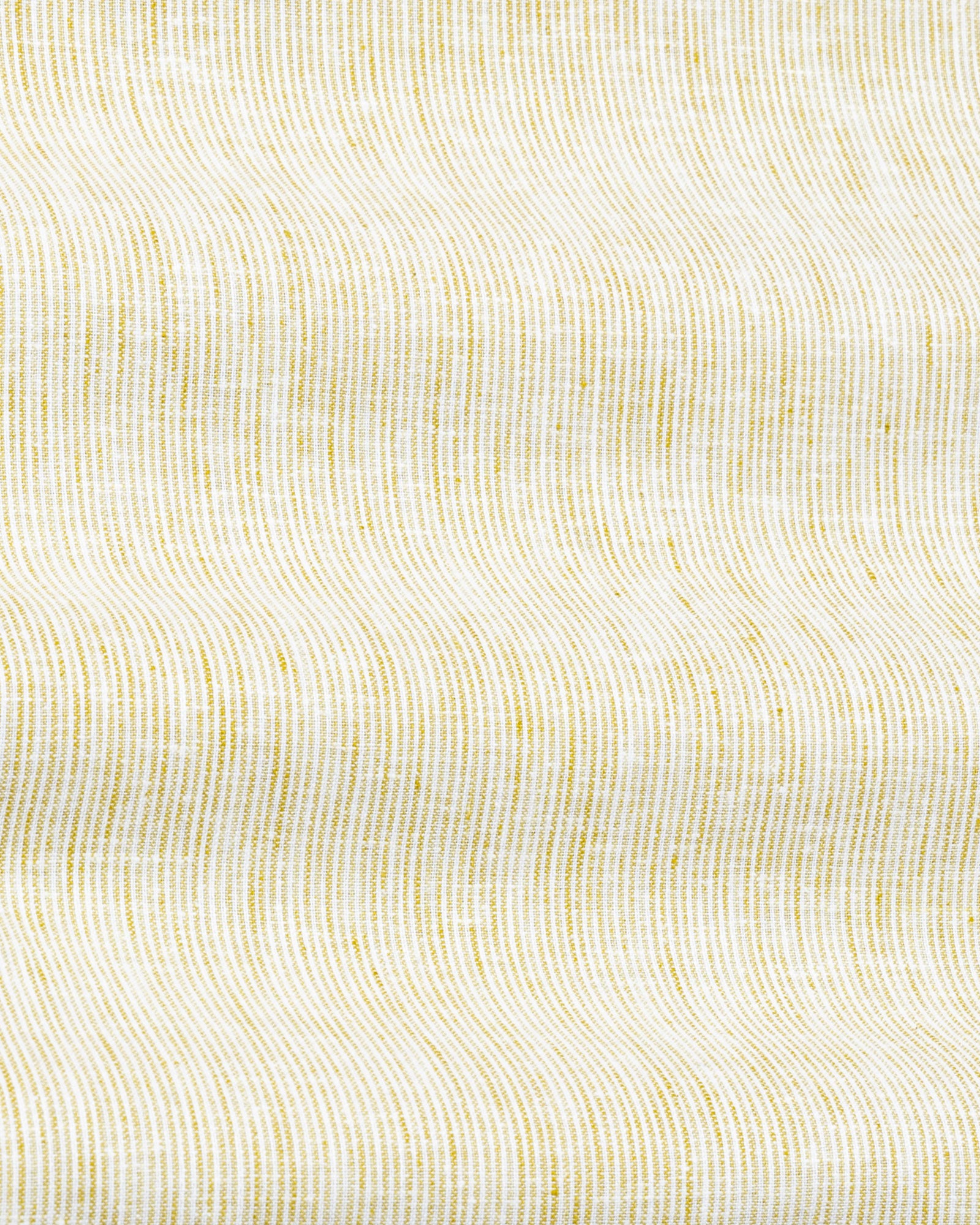 Macbeth Yellow Stripe Button Down Linen Shirt - John Ellies