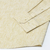 Macbeth Yellow Stripe Button Down Linen Shirt - John Ellies