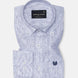Macbeth Navy Blue Stripe Button Down Linen Shirt - John Ellies