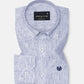 Macbeth Navy Blue Stripe Button Down Linen Shirt - John Ellies