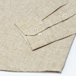 Isaac Brown Check Button Down Linen Shirt - John Ellies