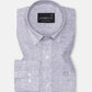 Isaac Purple Check Button Down Linen Shirt - John Ellies