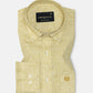 Isaac Yellow Check Button Down Linen Shirt - John Ellies