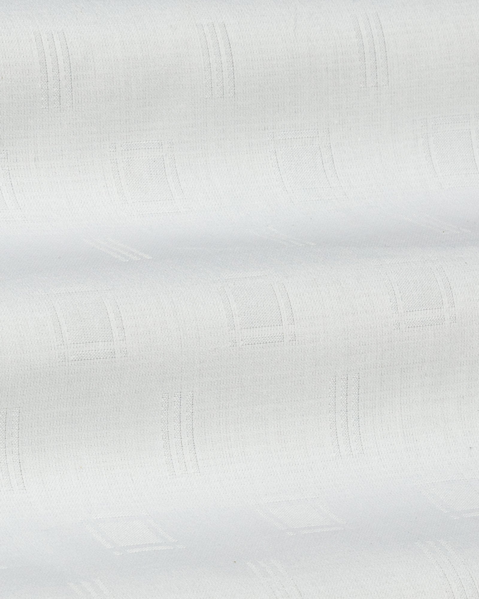 Agnes White Textured Cotton Shirt - John Ellies