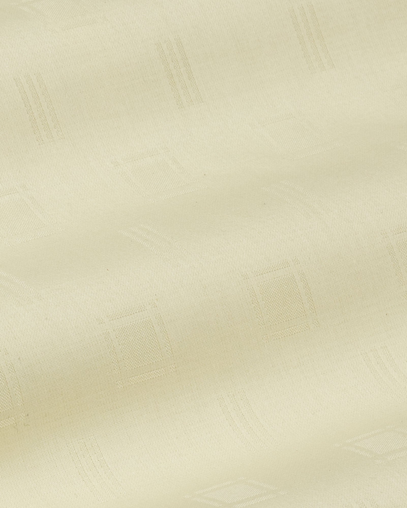 Agnes Yellow Textured Cotton Shirt - John Ellies