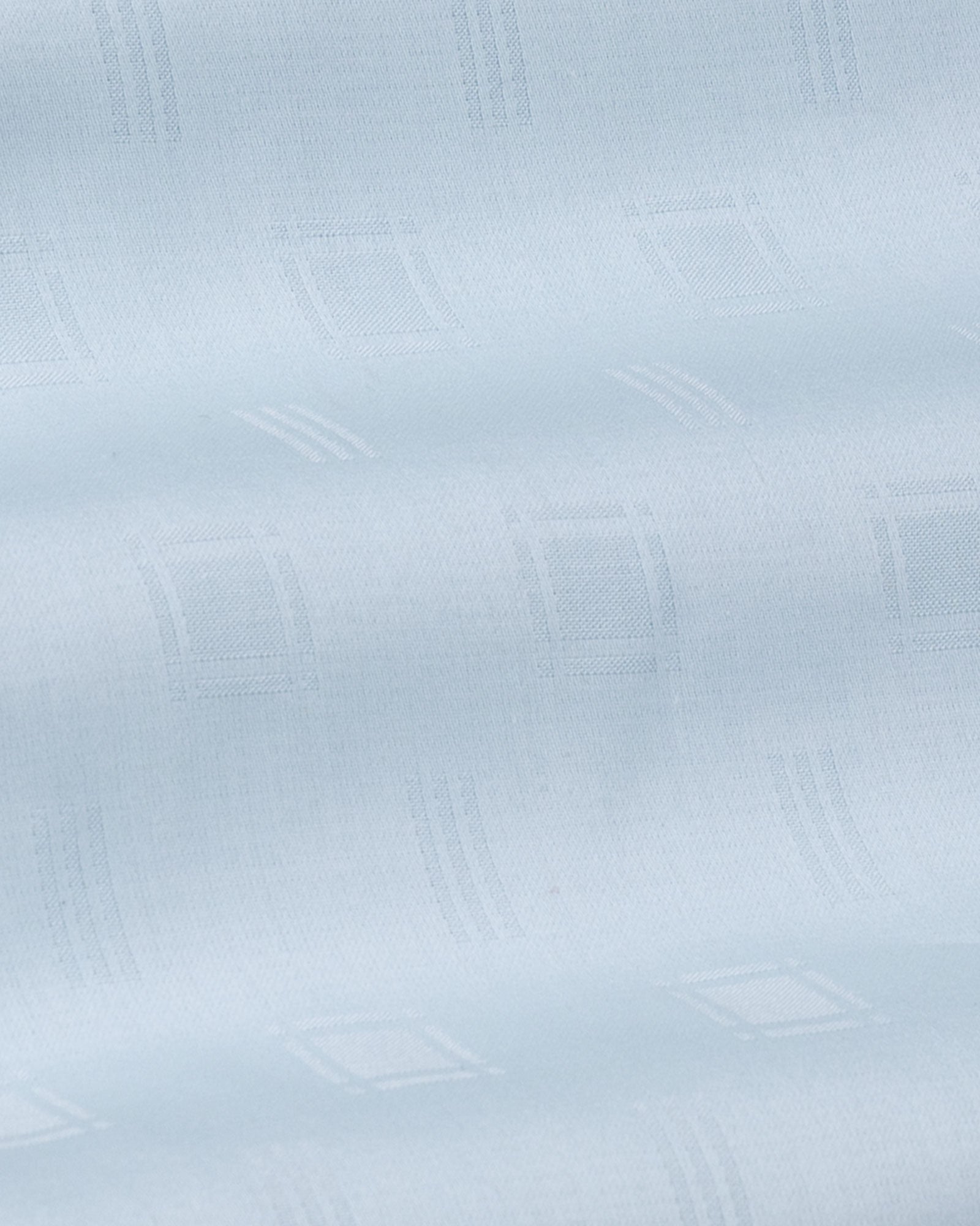Agnes Sky Blue Textured Cotton Shirt - John Ellies
