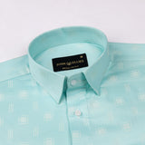 Agnes Lime Textured Cotton Shirt - John Ellies