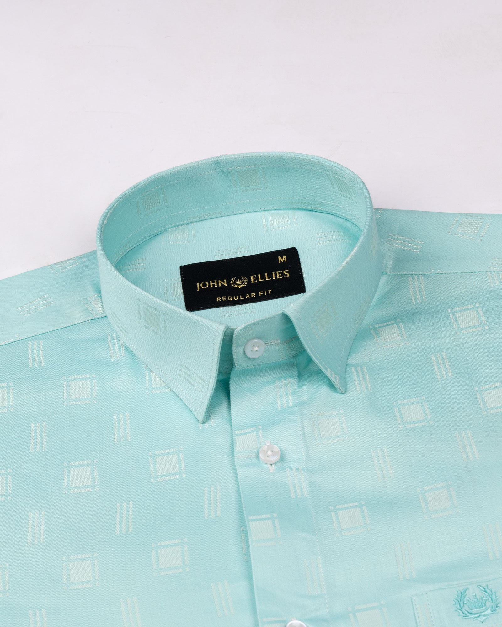 Agnes Lime Textured Cotton Shirt - John Ellies