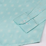 Agnes Lime Textured Cotton Shirt - John Ellies