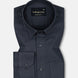 Ophel Grey Plain Oxford Cotton Shirt - John Ellies