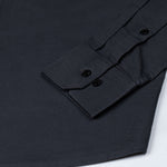 Ophel Grey Plain Oxford Cotton Shirt - John Ellies