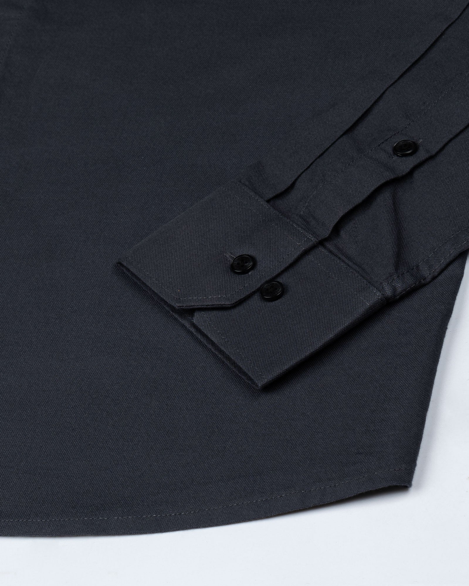 Ophel Grey Plain Oxford Cotton Shirt - John Ellies