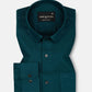 Ophel Teal Plain Oxford Cotton Shirt - John Ellies