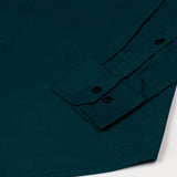 Ophel Teal Plain Oxford Cotton Shirt - John Ellies