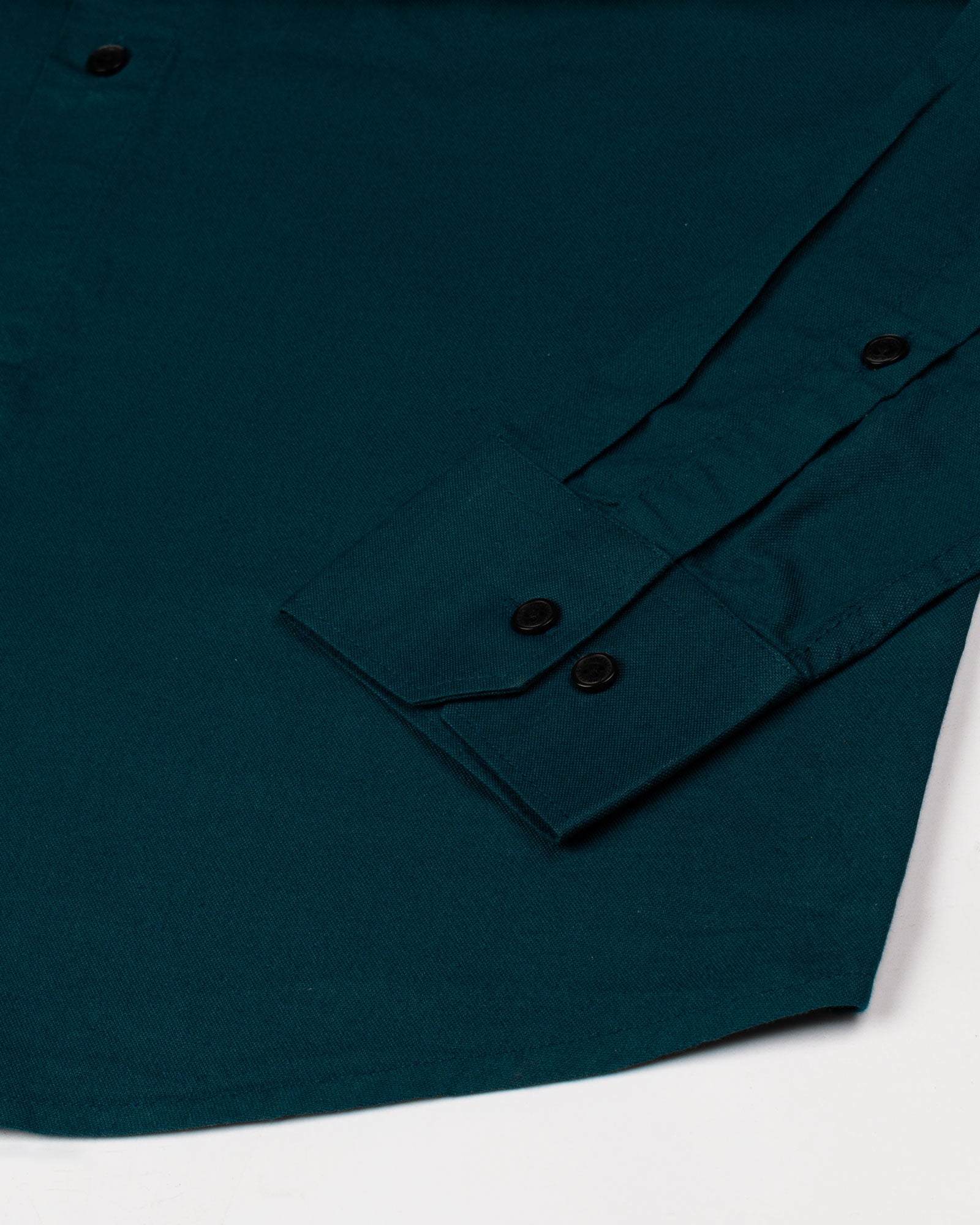 Ophel Teal Plain Oxford Cotton Shirt - John Ellies