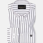 Edific Black Stripes Cotton Shirt - John Ellies