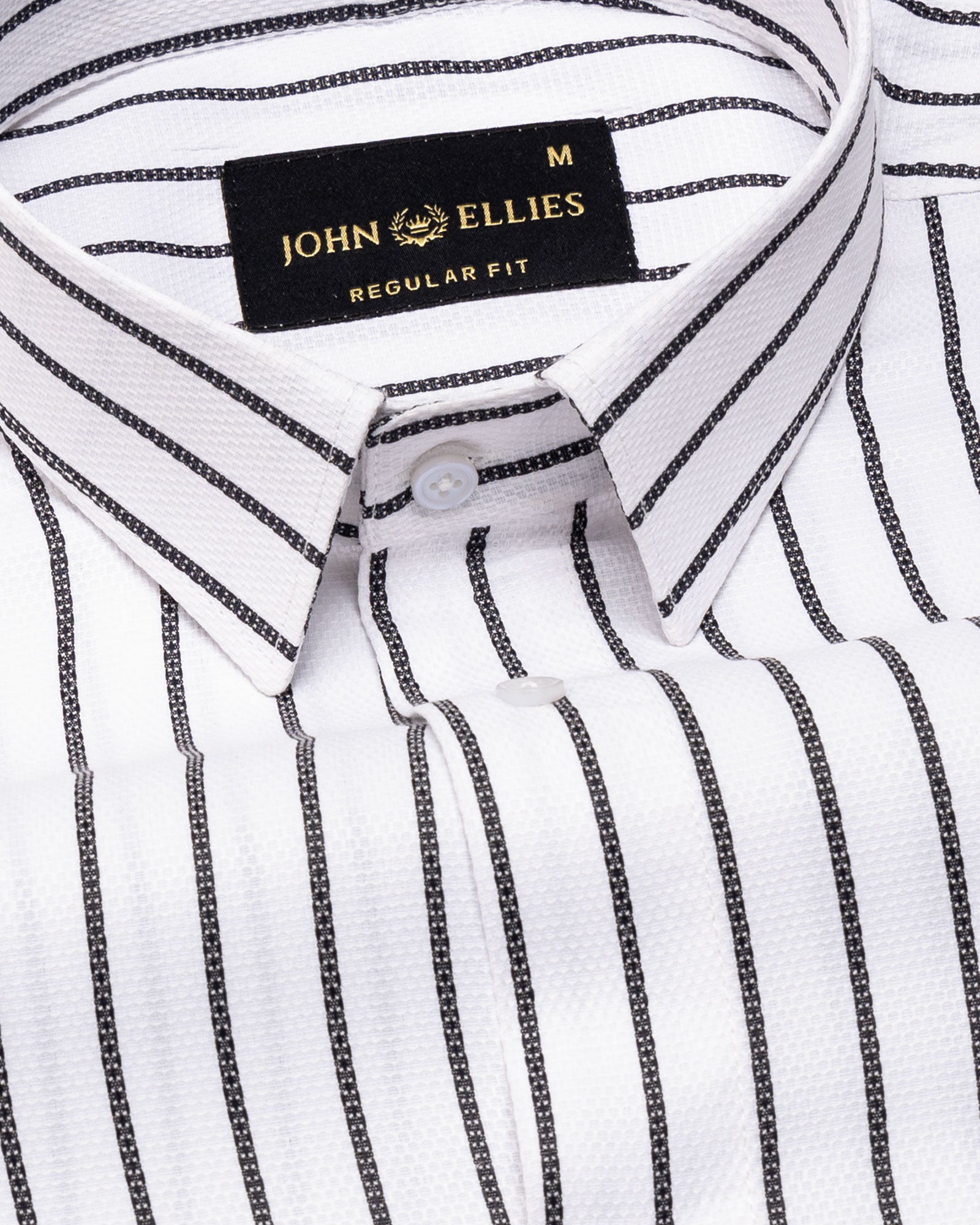 Edific Black Stripes Cotton Shirt - John Ellies