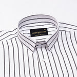 Edific Black Stripes Cotton Shirt - John Ellies