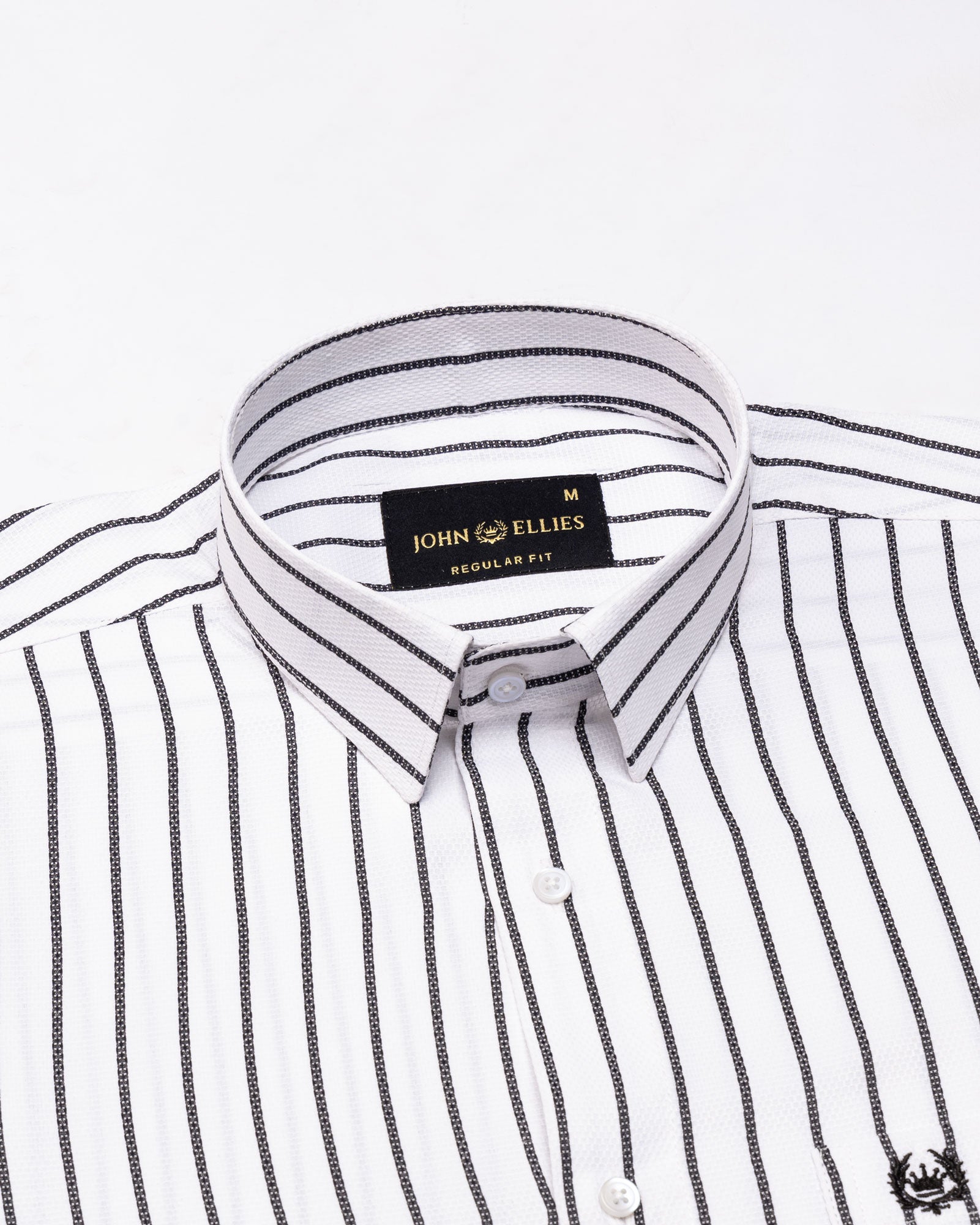 Edific Black Stripes Cotton Shirt - John Ellies