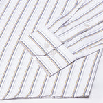 Edific Cream Stripes Cotton Shirt - John Ellies