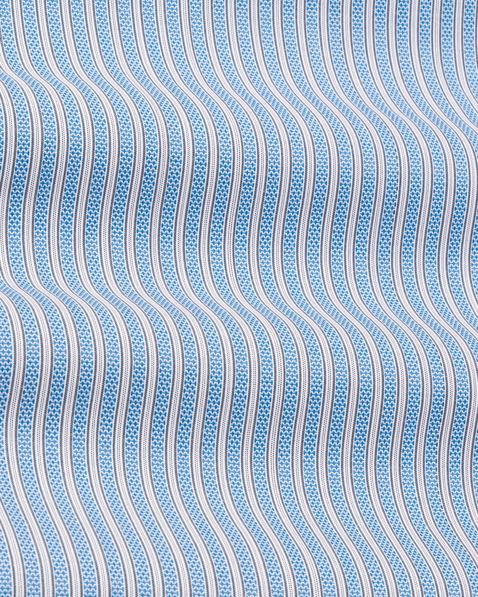 Edific Blue Stripes Cotton Shirt - John Ellies