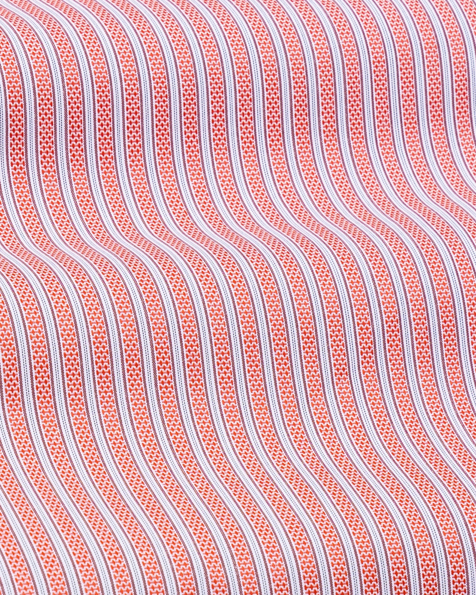 Edific Red Stripes Cotton Shirt - John Ellies