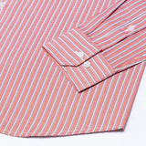 Edific Red Stripes Cotton Shirt - John Ellies