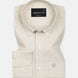 Hazel Beige Check Button Down Oxford Cotton Shirt - John Ellies