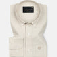 Hazel Beige Check Button Down Oxford Cotton Shirt - John Ellies