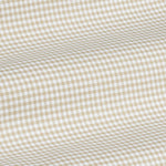 Hazel Beige Check Button Down Oxford Cotton Shirt - John Ellies
