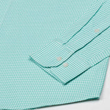 Hazel Lime Check Button Down Oxford Cotton Shirt - John Ellies