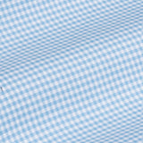 Hazel Sky Blue Check Button Down Oxford Cotton Shirt - John Ellies