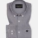 Hazel Black Check Button Down Oxford Cotton Shirt - John Ellies