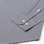 Hazel Black Check Button Down Oxford Cotton Shirt - John Ellies